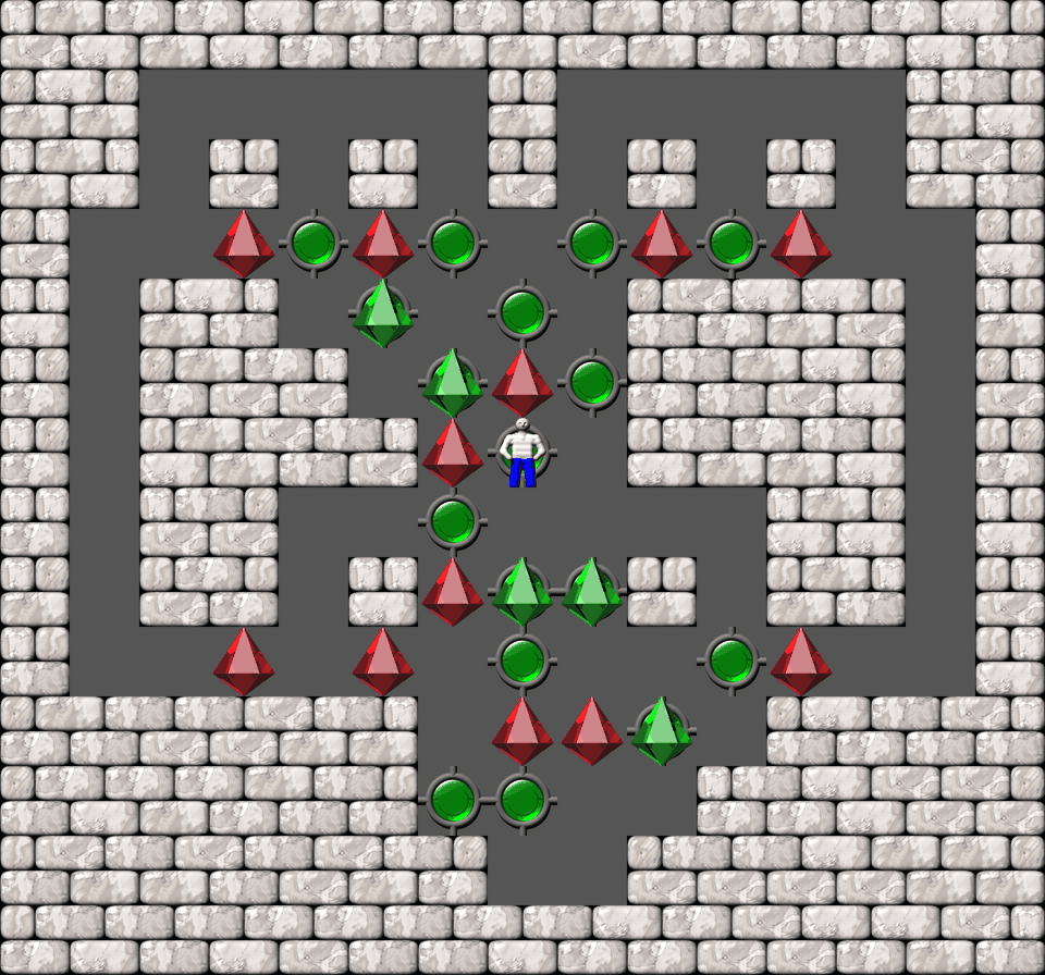 Сокобан More Bugs collections уровень 427